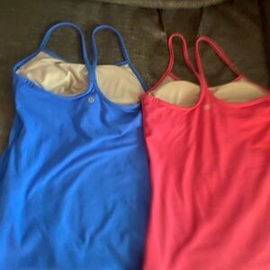 Set of 2 Lululemon power y tank tops size 6